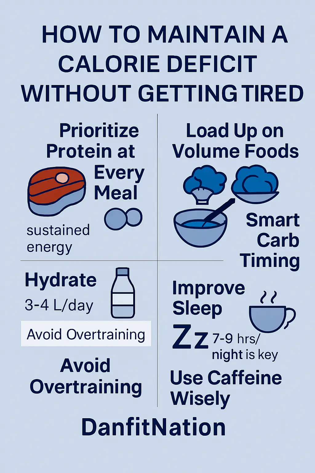Tools to stay energized during calorie deficit